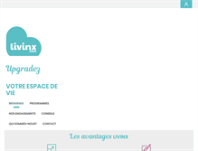 Tablet Screenshot of livinx.com